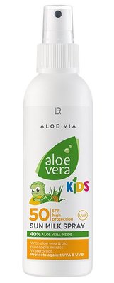Сонцезахисне молочко-спрей для дітей SPF50 Aloe Vera  23110 фото